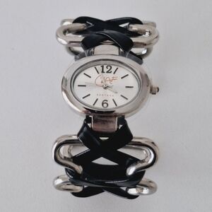 Carlos Santana vintage hinge cuff watch